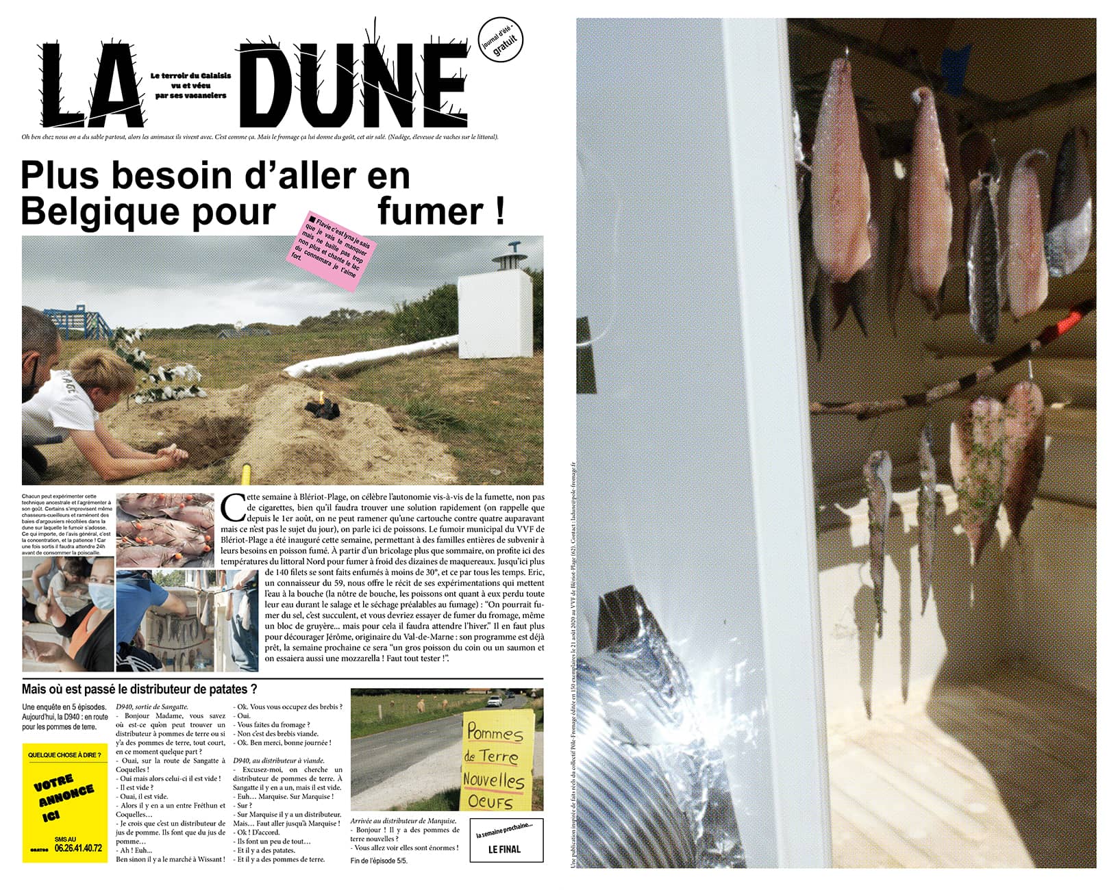 dernier numéro du journal la Dune